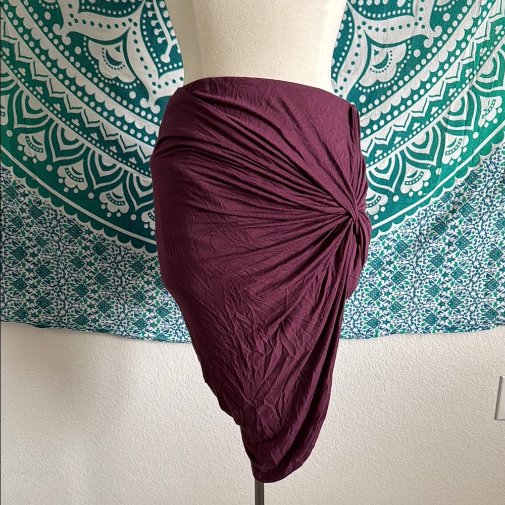 Asymmetrical Draped Skirt
